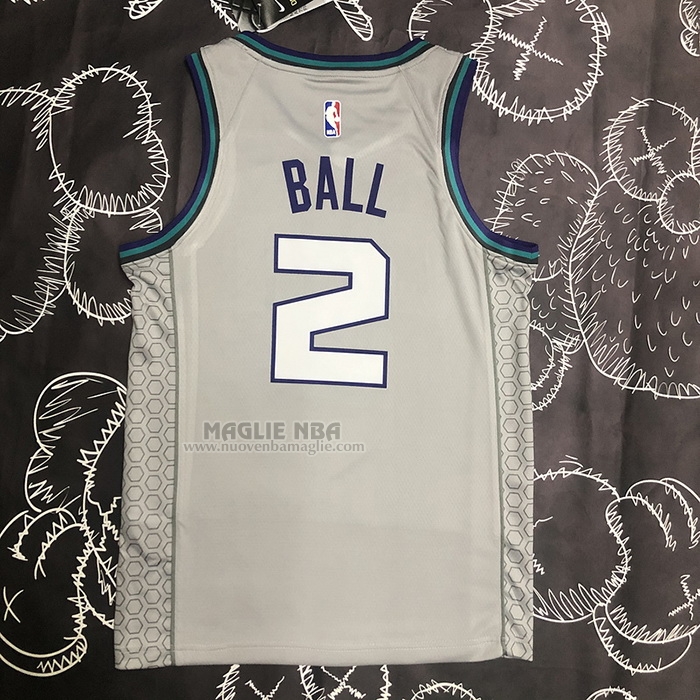 Maglia
 LaMelo Ball NO 2 Charlotte Hornets Citta
 Edition Grigio
